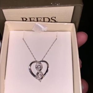 REEDS Two Diamond Infinite Love Pendant
